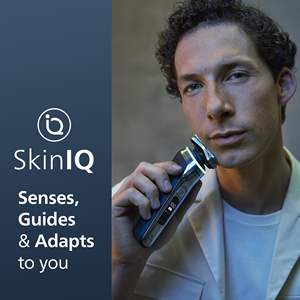 Afeitadora Eléctrica Húmeda/Seca para Hombre con Recortador de Barba Extraíble, Triple Cuchilla, Impermeable IPX7, Mini Afeitadora con Base de Carga y Estuche de Viaje - Product Image 2