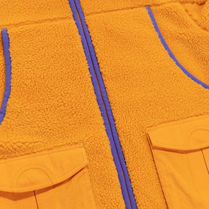 Nouvelle Mode OEM Service Conception Personnalisée Vierge Vente en Gros Sherpa Laine Veste Polaire Zip Up Veste Polaire Sherpa Hommes - Product Image 5