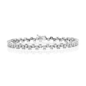 Pulsera de Diamantes Cultivados en Laboratorio con Corte Brillante Redondo de 1.80 TCW para Mujer - Product Image 1
