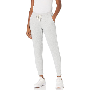 100% coton femmes pantalons de survêtement nouveau à la mode hiver mode couleur unie Slim Fit Joggers peint plat avant ODM approvisionnement en gros - Product Image 2