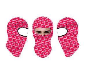 Precio bajo Pasamontañas de un agujero 100% Poliéster Deportes al aire libre Spandex A prueba de viento Senderismo Cubierta de esquí al aire libre - Product Image 4
