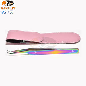 JACKBILLY Premium Quality <b>Eyelash</b> Extension <b>Tweezers</b> Professional Lash Tools Custom Private Label <b>Eyelash</b> <b>Tweezers</b> Customized - Product Image 2