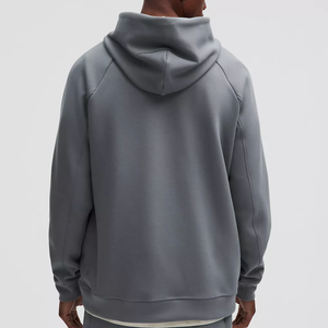 Sweat à capuche en polaire lourde pour hommes avec logo personnalisé 240g sérigraphie DTG brodée surdimensionnée hiver en coton respirant - Product Image 3