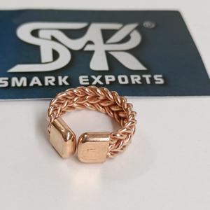 แหวนทองแดงแท้บำบัดด้วยแม่เหล็ก งานฝีมือประณีต ดีไซน์โบราณและทันสมัย สำหรับทุกเพศ - Product Image 5