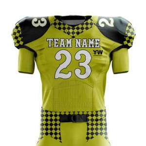 Sublimación personalizada Uniformes de fútbol americano Nuevo diseño de tallas para jóvenes con tallas grandes para jugadores jóvenes y adultos - Product Image 4