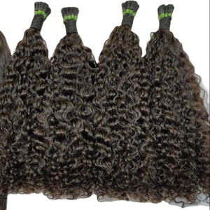 Extensiones de cabello rizado ondulado natural sin procesar pelo indio I-Tips - Product Image 1