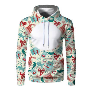 Sweat à capuche personnalisé sublimé nouveau design en gros Streetwear Basics coton mélangé imprimé unisexe plaine haute sweat à capuche sublimé - Product Image 4