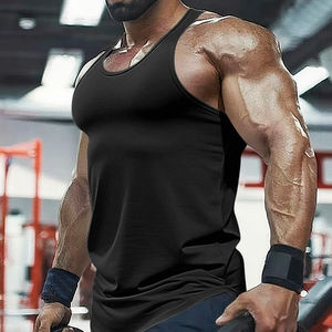 Men Custom Formal Tank Top Lightweight Solid Sleeveless Gym <b>Shirt</b> <b>Muscle</b> <b>T</b> <b>shirt</b> Polyester Quick Dry Breathable - Product Image 4