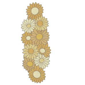 Camino de mesa con cuentas hecho a mano al por mayor diseño elegante diseñador floral multicolor disponible a precio asequible 2024 - Product Image 3