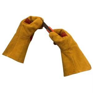 Gants de soudage TIG en cuir de vachette de qualité supérieure, résistants à la chaleur et au feu, choix du soudeur, meilleur prix, gants de sécurité - Product Image 2