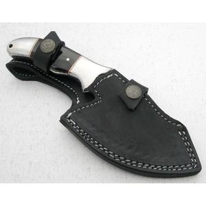 Couteau de chef JEXMOO en acier Damas fait main, multifonctionnel, motif goutte de pluie, avec étui en cuir pour utilisation en cuisine - Product Image 4