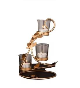 Lampe à thé de luxe royale, accessoires votifs d'éclairage en métal de qualité, vente à chaud OEM ODM, concepteur génial à prix de gros - Product Image 4