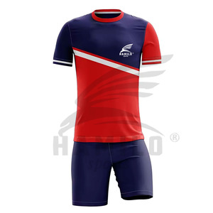 Uniformes de Fútbol con Logotipo Personalizado, Último Diseño en Venta, Jersey de Poliéster para Adultos, Transpirable, Manga Corta, con Impresión de Nombre - Product Image 1