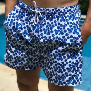 Logo personnalisé Fitness hommes plage natation décontracté été plaine Shorts de plage pour hommes Jogger Board shorts hommes - Product Image 1