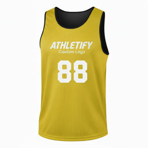 Conjuntos de camisetas de baloncesto de equipo personalizado uniformes reversibles para hombre 100% poliéster malla transpirable secado rápido antibacteriano OEM ODM - Product Image 1