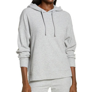 Sudaderas con capucha de gran tamaño para mujer de alta calidad del fabricante Técnicas de tinte de Corbata de algodón sin cuerda Bordado frontal personalizado Otoño con capucha - Product Image 1