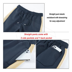 Survêtements vente en gros fermeture éclair à manches longues vêtements de sport couleur différente personnaliser impression de logo hommes survêtement - Product Image 5