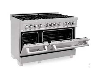 ST 48-Inch 6.0-Cu. Ft. Electric Range Cooktop 7-Burners 2-Electric <b>Oven</b> Stainless 3-Year Warranty - Product Image 2