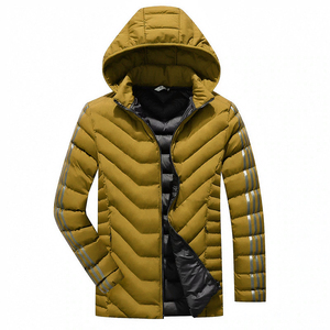 Fermeture éclair bouffante confortable nouveauté conception personnalisé professionnel léger pour hommes vestes à bulles - Product Image 5