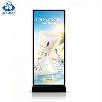 Pantalla Táctil LCD de Señalización Digital ZDHQ de Pantalla Completa para Interiores, con Brillo de 350cd/m2, Quiosco Publicitario IP65