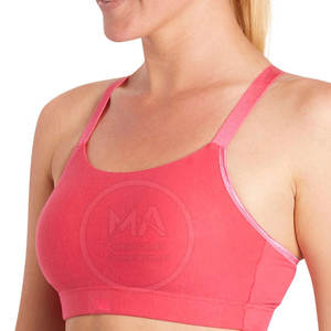 Respirant femmes soutien-gorge de gymnastique Design Unique femmes soutien-gorge de gymnastique séchage rapide sans manches couleur unie femmes soutien-gorge de gymnastique - Product Image 4