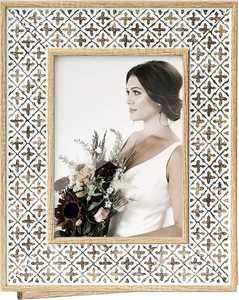 Marco de fotos de resina y madera - Product Image 3