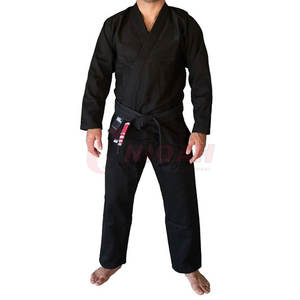 Uniforme BJJ Gi en blanco Premium Jiu-Jitsu brasileño MMA, BJJ Gi en llamativo color Negro Azul blanco personalizado para un rendimiento inigualable - Product Image 1
