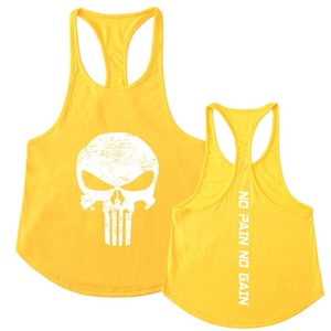 Débardeurs de sport décontractés pour hommes MJSI Trading, personnalisés, pour musculation, sans manches, respirants, tricotés, 220g, 100% coton, vente en gros - Product Image 6