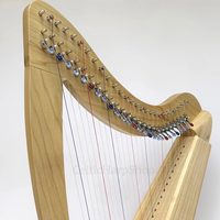 High Quality Irish Harps Customized Wood Material Durable Lightweight Professional Playing Wholesale Price Full Size
