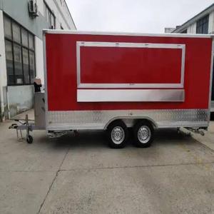 Camión de comida multifuncional a la venta Remolques móviles de comida para restaurantes Remolque de barra móvil totalmente equipado Camión de comida rápida - Product Image 6