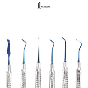 Vente chaude 6 pièces bleu complet soins bucco-dentaires nettoyage des dents ensemble d'instruments Composite manuel vente chaude complet dentaire - Product Image 3
