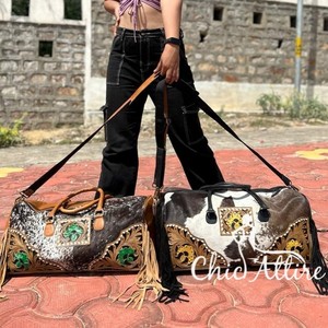 Overnight Duffle Bag Top Selling New Style Outdoor Travel Duffel Bag Leather Material <b>Carry</b> on for Convenient Travel - Product Image 1