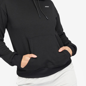 เสื้อฮู้ดผู้หญิงลำลองบุผ้าฝ้ายเนื้อนุ่ม แขนยาว สไตล์สปอร์ตแวร์ สตรีทแวร์ สำหรับฤดูใบไม้ร่วง รับทำโลโก้ตามสั่ง OEM - Product Image 4