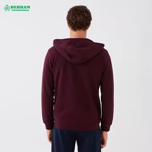 Sweat à capuche unisexe de luxe Street Wear, grammage lourd 360 g/m², en molleton/coton bouclette/bambou, respirant et à séchage rapide, avec fermeture éclair - Product Image 1
