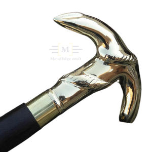 Mango de trabajo de latón plegable para caminar al aire libre, bastón de madera de primera calidad para caminar, antiguo, 3 unidades, venta al por mayor - Product Image 4