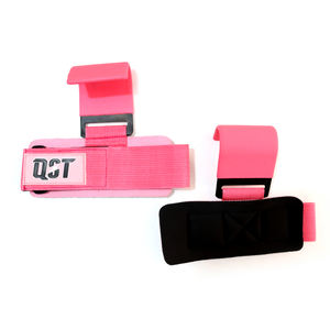 ตะขอยกน้ำหนักแบบปรับได้ทำจากนีโอพรีนอย่างดี ราคาโรงงาน สายรัดข้อมือแบบมีเบาะสำหรับออกกำลังกาย ตะขอโลหะกันลื่นสำหรับยกน้ำหนัก - Product Image 5