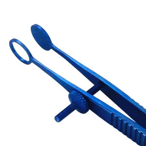 Juego de instrumentos oftálmicos de acero inoxidable, fórceps redondos de chalazión de 8mm, herramienta quirúrgica Manual para ojos, aprobado por CE, reutilizable, autoclavable - Product Image 2