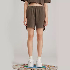 Pantalones Cortos Deportivos Transpirables y Resistentes al Viento para Hombre, Estilo Francés, Corte Holgado, Cordón Ajustable, Bolsillos Laterales, 100% Algodón - Product Image 6