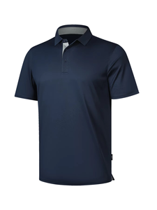 Polo personalizado manga corta para hombre 100 poliéster secado rápido hombre Golf Polo camiseta camisas - Product Image 4