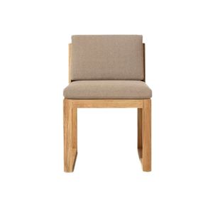 Silla de jardín moderna Velora the Mocoto, con estructura de madera maciza, acolchada, para patio, resistente a la intemperie, de lujo, para terraza. - Product Image 2