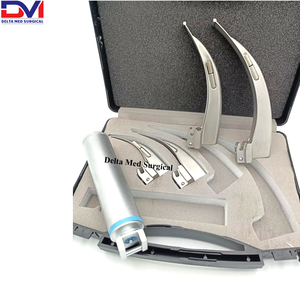 Laryngoscope LED Posh Max Ent de haute qualité dans un étui en cuir Source d'alimentation manuelle pour la base d'instruments chirurgicaux - Product Image 4