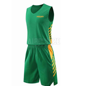 Conception de sublimation réversible personnalisée, ensemble de maillots d'uniformes de club de basket-ball pour adultes, vente en gros de motifs vierges avec logo - Product Image 2