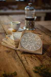 Walnut <b>coasters</b> Premium Maple, Walnut, Wood <b>Coasters</b>, Coffee <b>Coasters</b>, Beer <b>Coasters</b> Round <b>wooden</b> <b>coasters</b> - Product Image 5