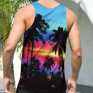 Camiseta sin Mangas Personalizada con Logotipo para Hombre, Sublimada, Tejida, Informal, 100% Algodón, Elástica, de Secado Rápido y Transpirable - Product Image 5
