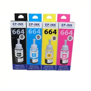 ขวดเติมหมึกสําหรับขวดหมึก Epson 664 Eco-Tank T6641-T6644