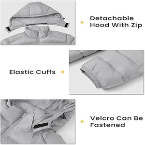 Blousons matelassés pour temps froid, veste matelassée d'hiver pour homme, blouson matelassé de haute qualité - Product Image 4