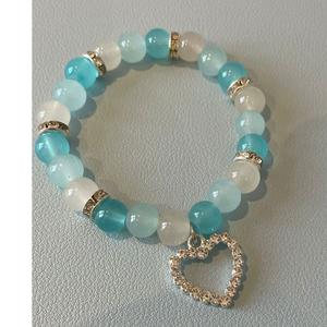 Bracelet en perles rondes en résine de haute qualité en gros pour femmes, bijoux de mode en provenance d'Inde - Product Image 3