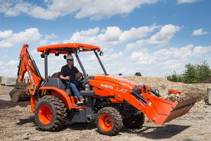 2024 Kubota รถแบคโฮขนาดเล็ก Kubota L47แทรคเตอร์-โหลด-แบคโฮ Euro5เครื่องยนต์ EPA โหลดสูง - Product Image 4