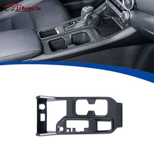 Kits de Interior de coche con aspecto de carbono ABS, pegatina de cubierta de Panel de portavasos de Control Central para <span class=keywords><strong>Nissan</strong></span> Sunny Sylphy Sentra B18 2020-2023 - Product Image 1
