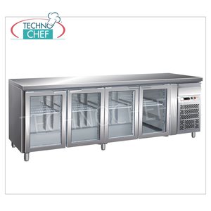 Equipo de Refrigeración Comercial Forcar G-GN4100TNG, 553 Litros, 4 Puertas de Vidrio, Temperatura Controlada Modelo Refrigerado Ventilado -2/+8C - Product Image 3